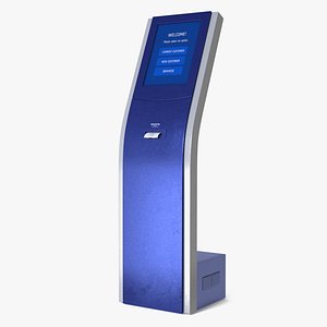 Electronic Queue Device Blue