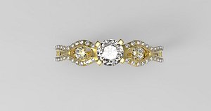3D ring animation