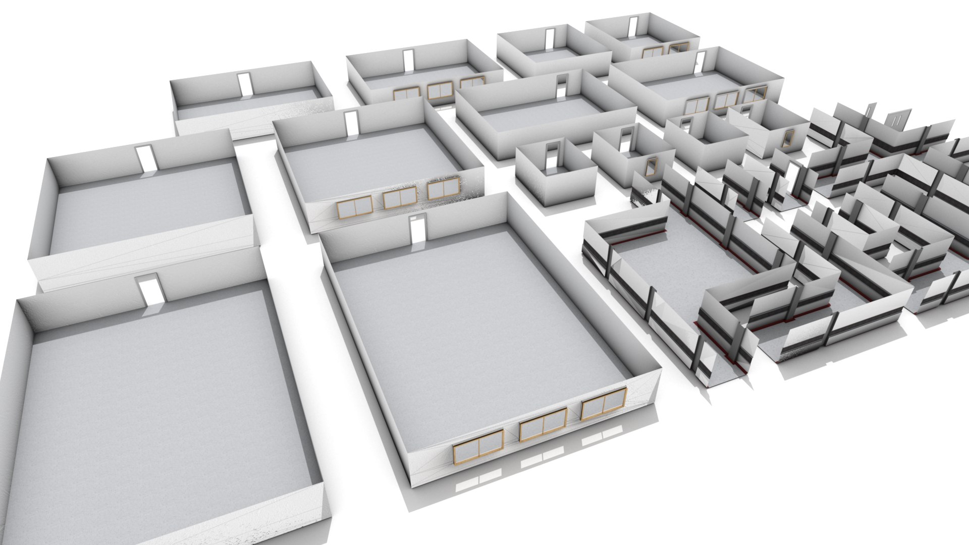 Large Modular Hospital Pack 3D - TurboSquid 1286742