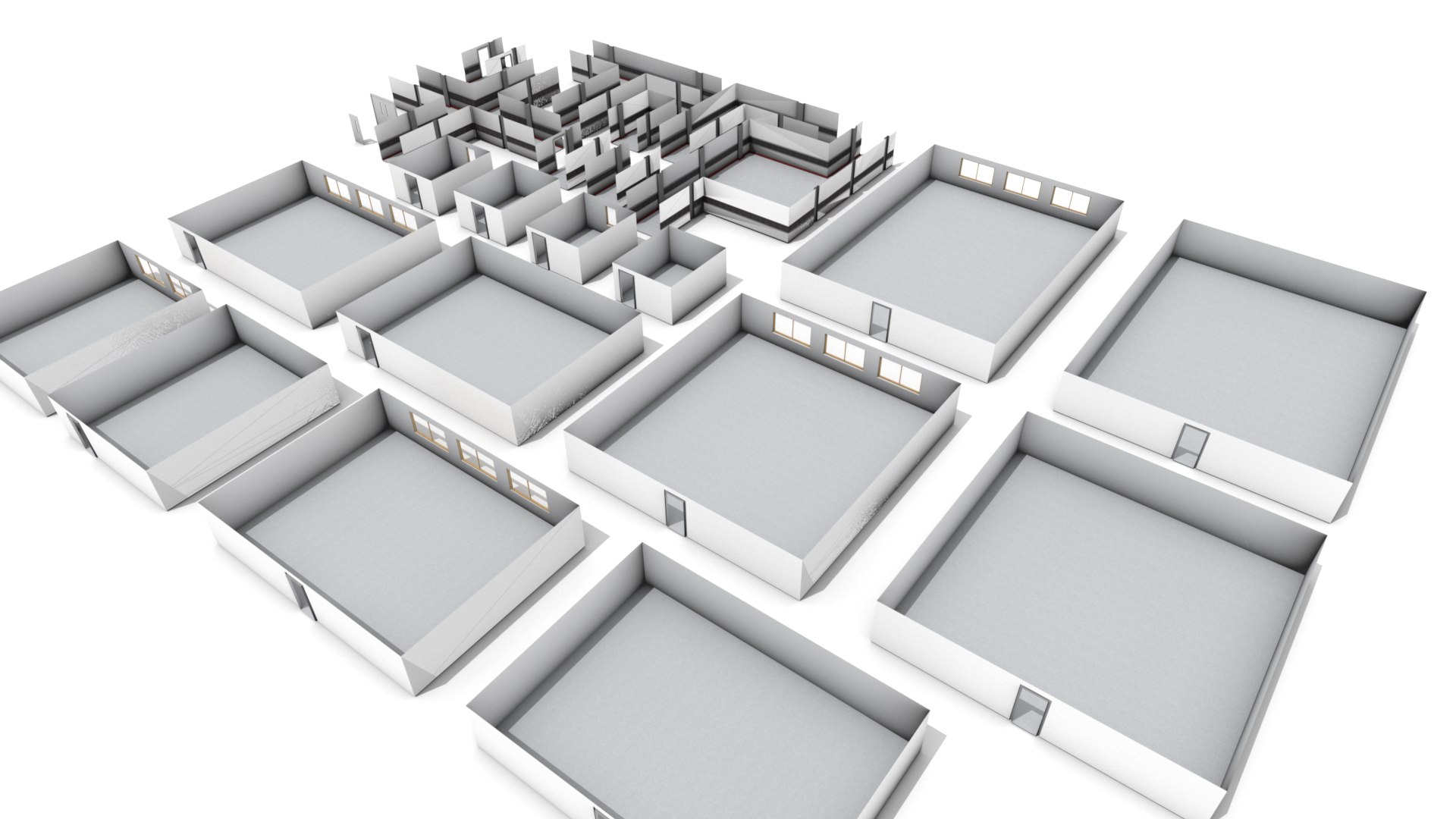 Large Modular Hospital Pack 3D - TurboSquid 1286742