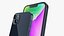 3D iPhone 14 Midnight model