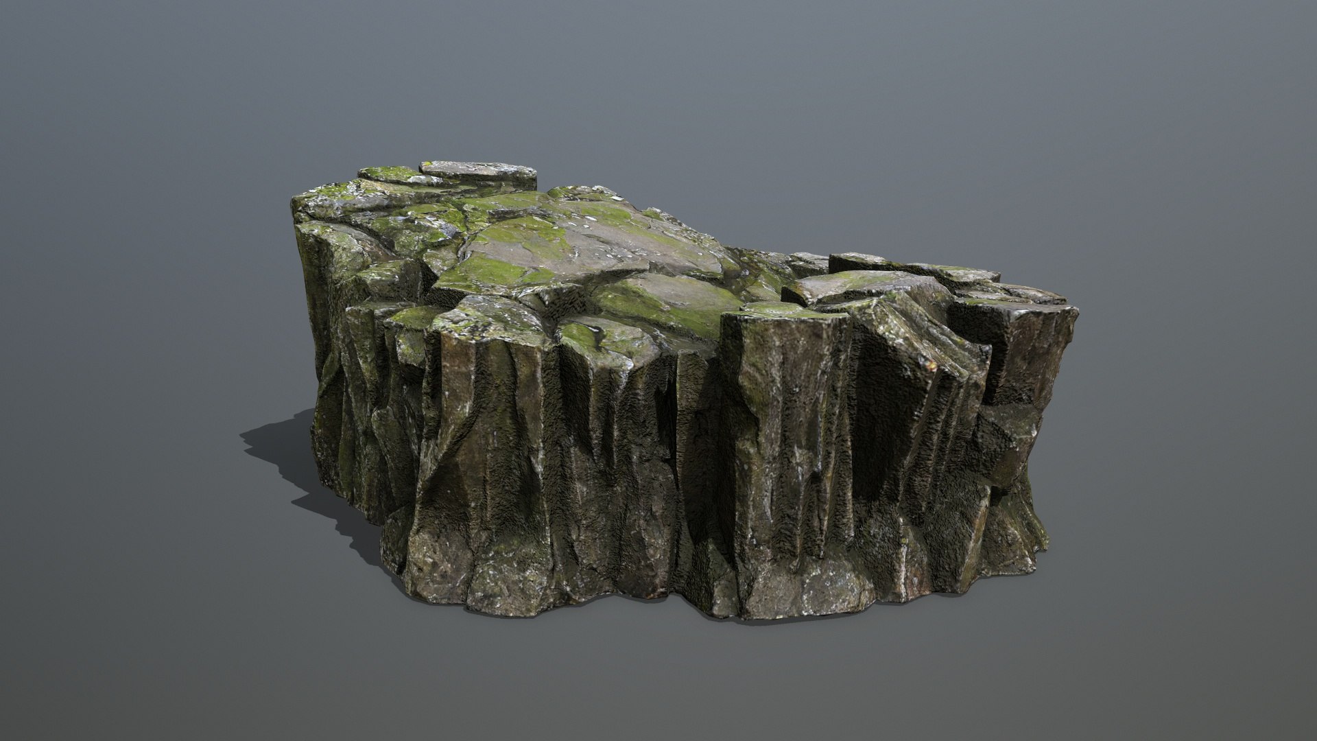 Mossy Rocks - TurboSquid 2440711