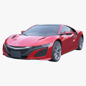 Honda NSX 2017 3D model