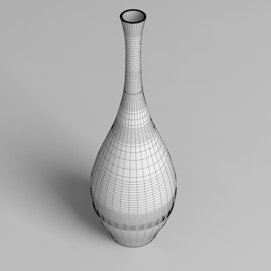 3d model japanese bottle