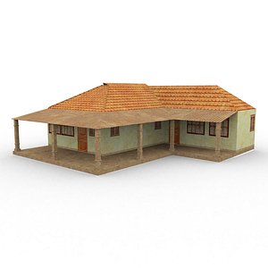 Old Javanese Villager House 3D model