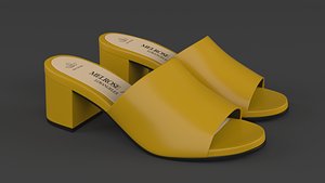 Women Slide Sandal 3D model