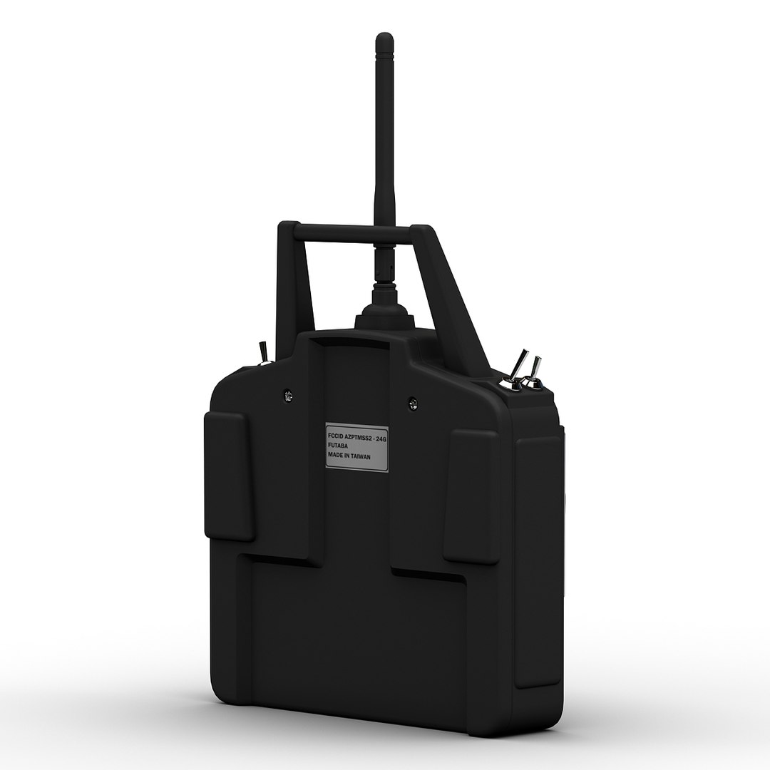 3d model of radio control transmitter futaba