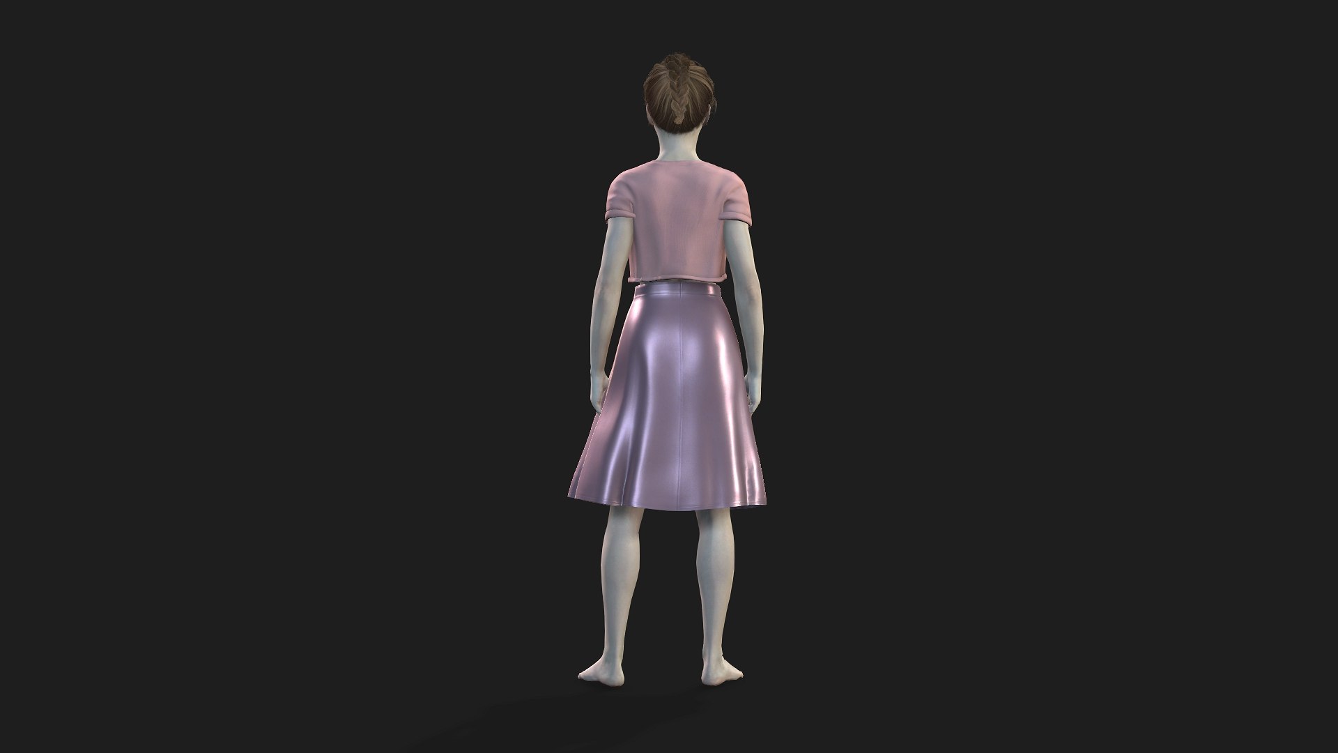 Woman With 2K Textures And Animation Ready Rigging 3D Model ...