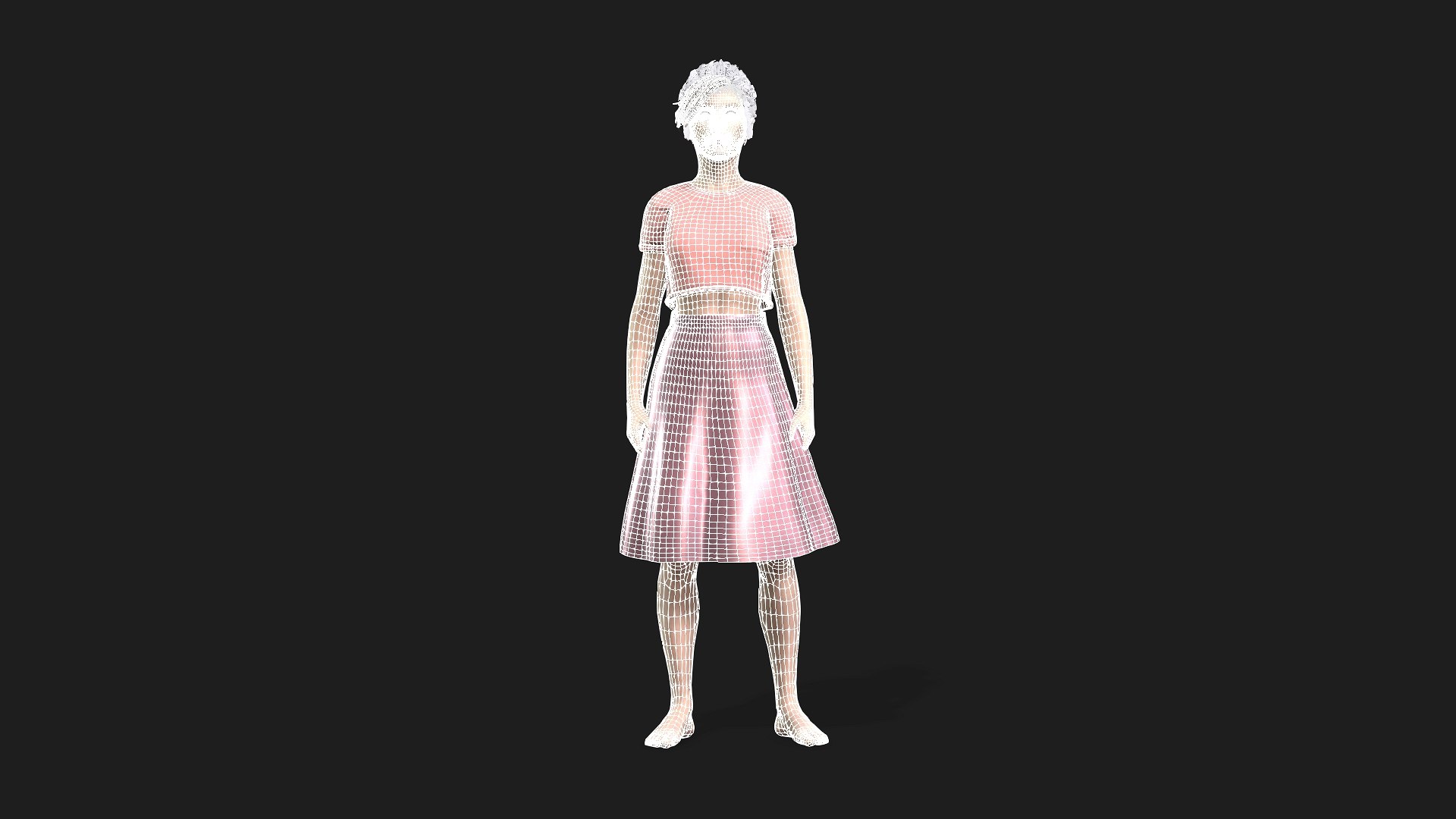 Woman With 2K Textures And Animation Ready Rigging 3D Model ...