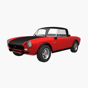 fiat 124 abarth rally 3D model