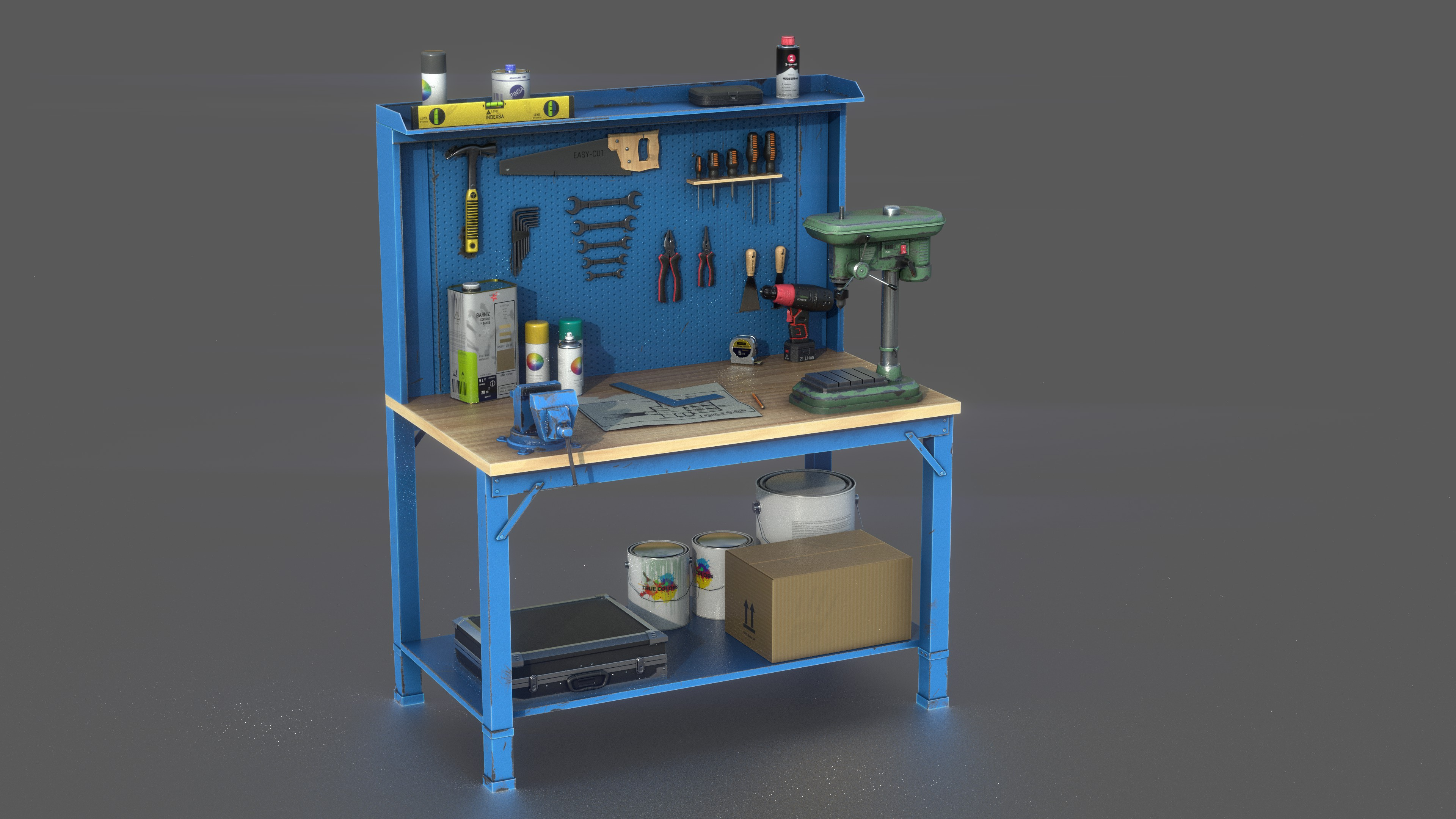 Мод /workbench. Верстак для 3д принтера. Верстак 3д модель. Верстак 3d.