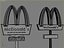 Road sign - McDonald´s