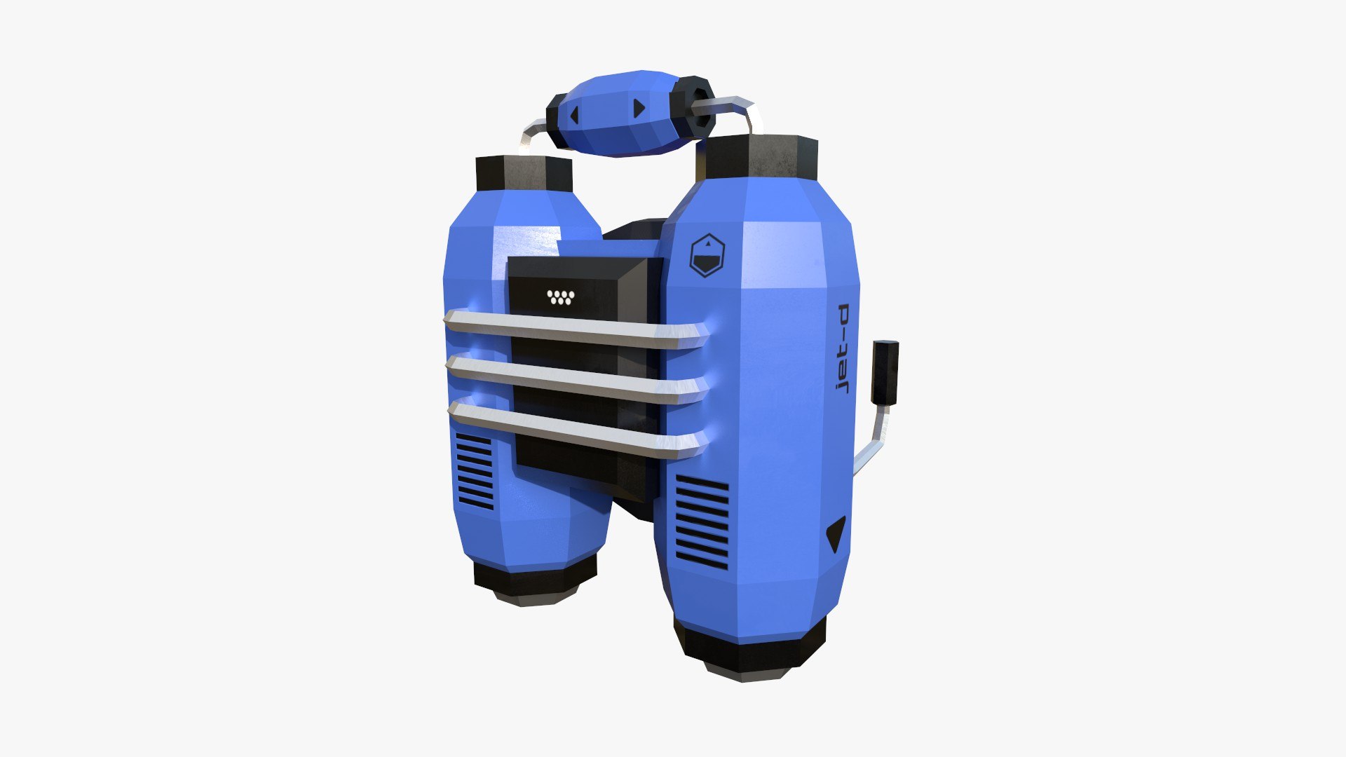 3D Model 05 Jetpacks Low Poly D Collection - SciFi Character Design ...