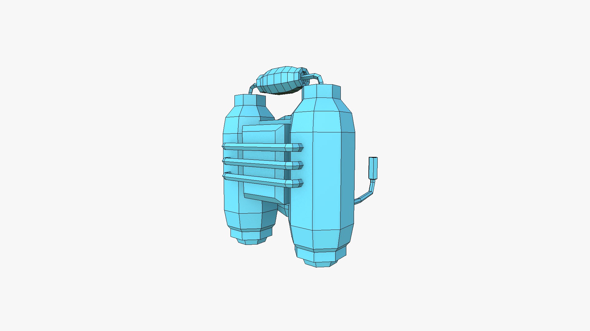 3D Model 05 Jetpacks Low Poly D Collection - SciFi Character Design ...