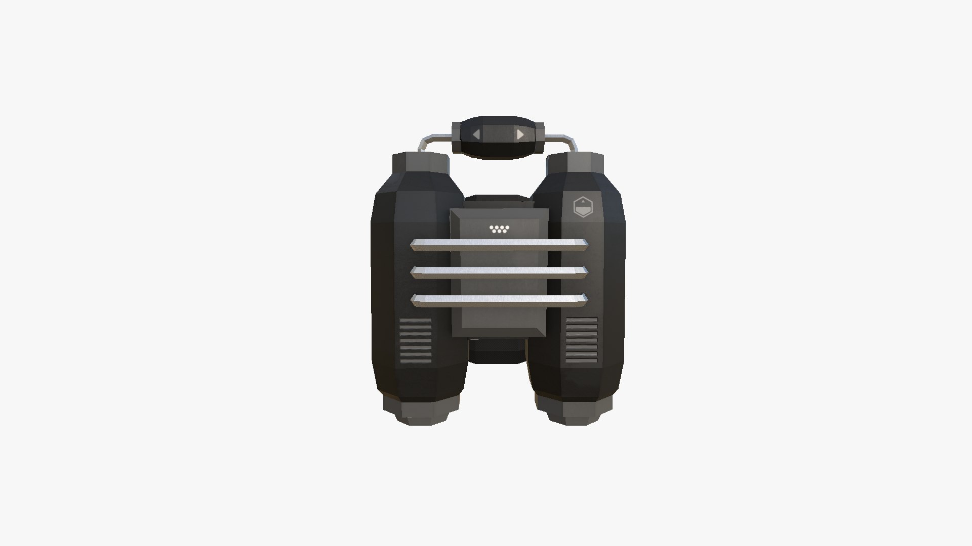 3D Model 05 Jetpacks Low Poly D Collection - SciFi Character Design ...