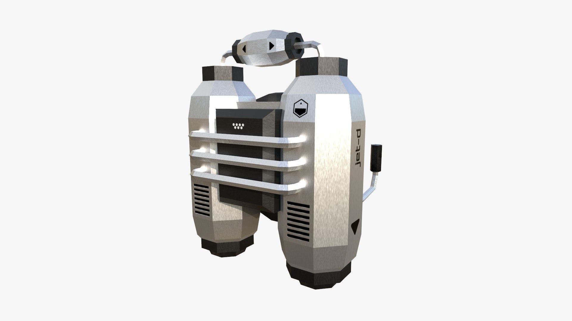 3D Model 05 Jetpacks Low Poly D Collection - SciFi Character Design ...