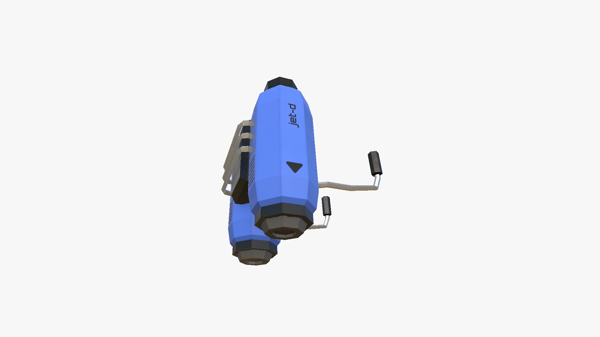 3D Model 05 Jetpacks Low Poly D Collection - SciFi Character Design ...