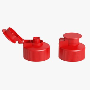 3D model Flip Top Cap 02