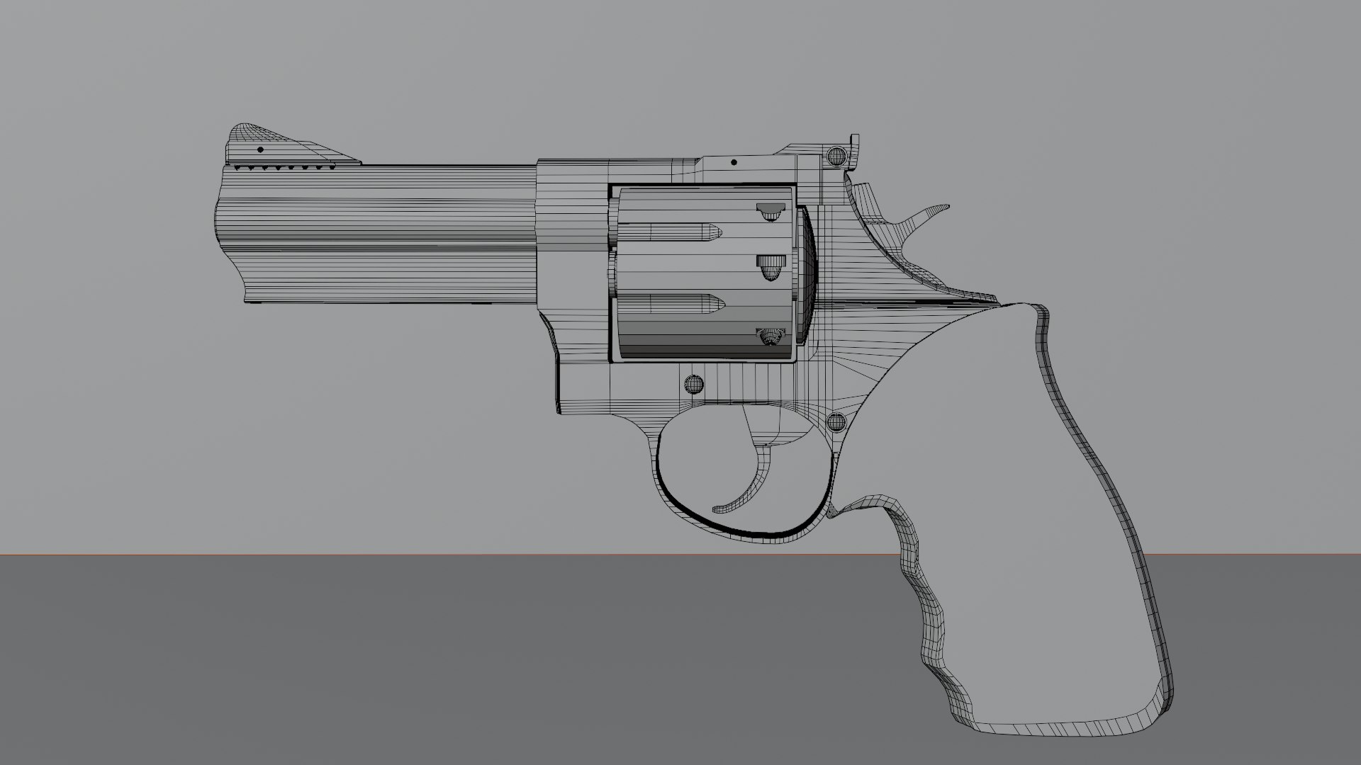 3D Taurus Revolver - TurboSquid 2193295