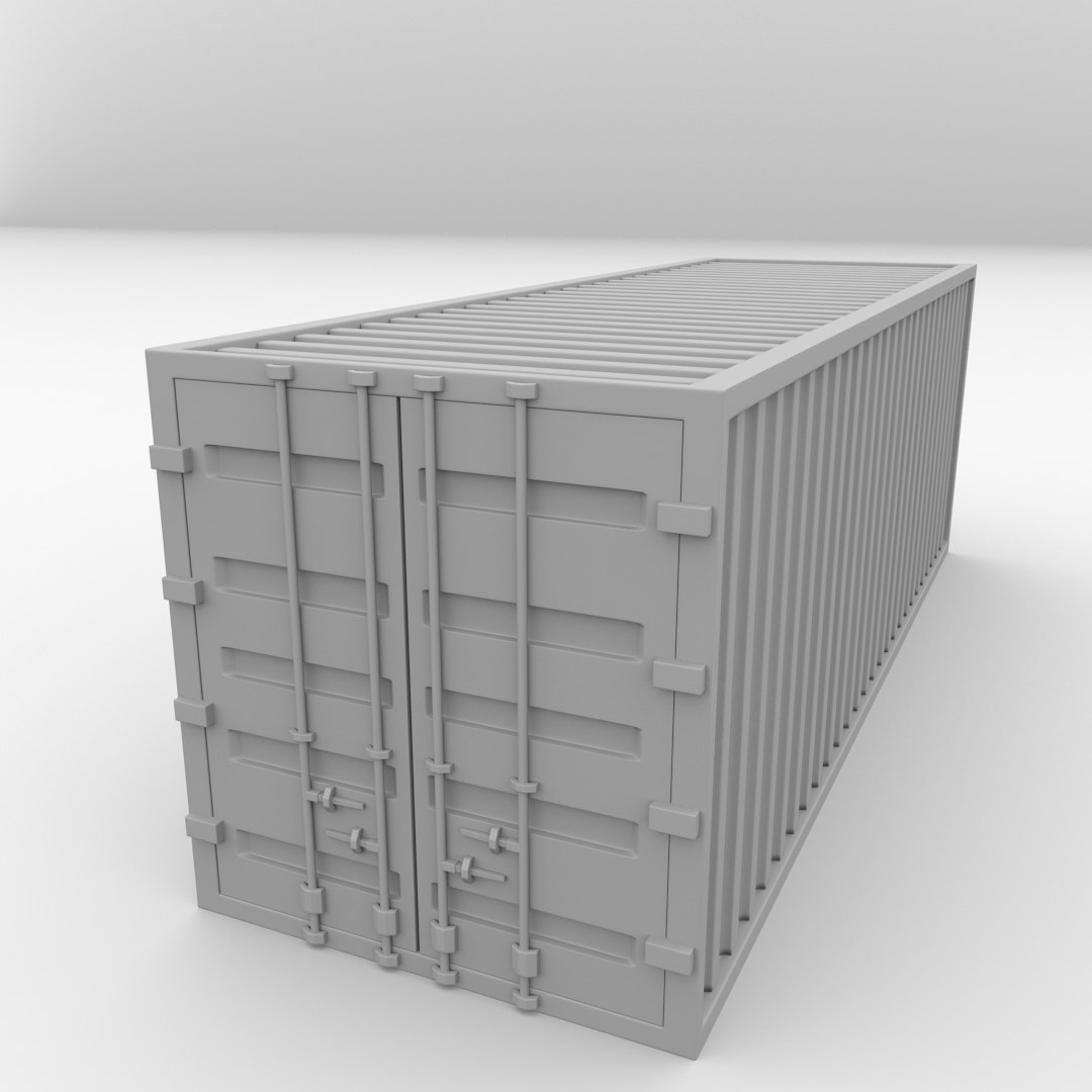 Freight Container 3d 3ds
