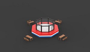 Boxing Ring 3D model 3D model