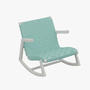 Mint Rocking Chair 3D model