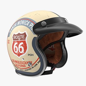 3D torc route 66 helmet model