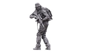 3D Body Scan - Army Seal Team