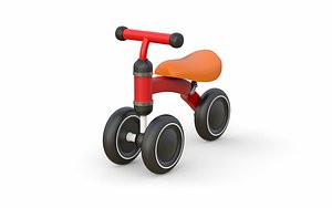 3D childrens mini tricycle model