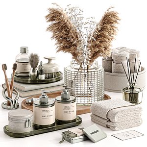 3D Bathroom Accessories 28