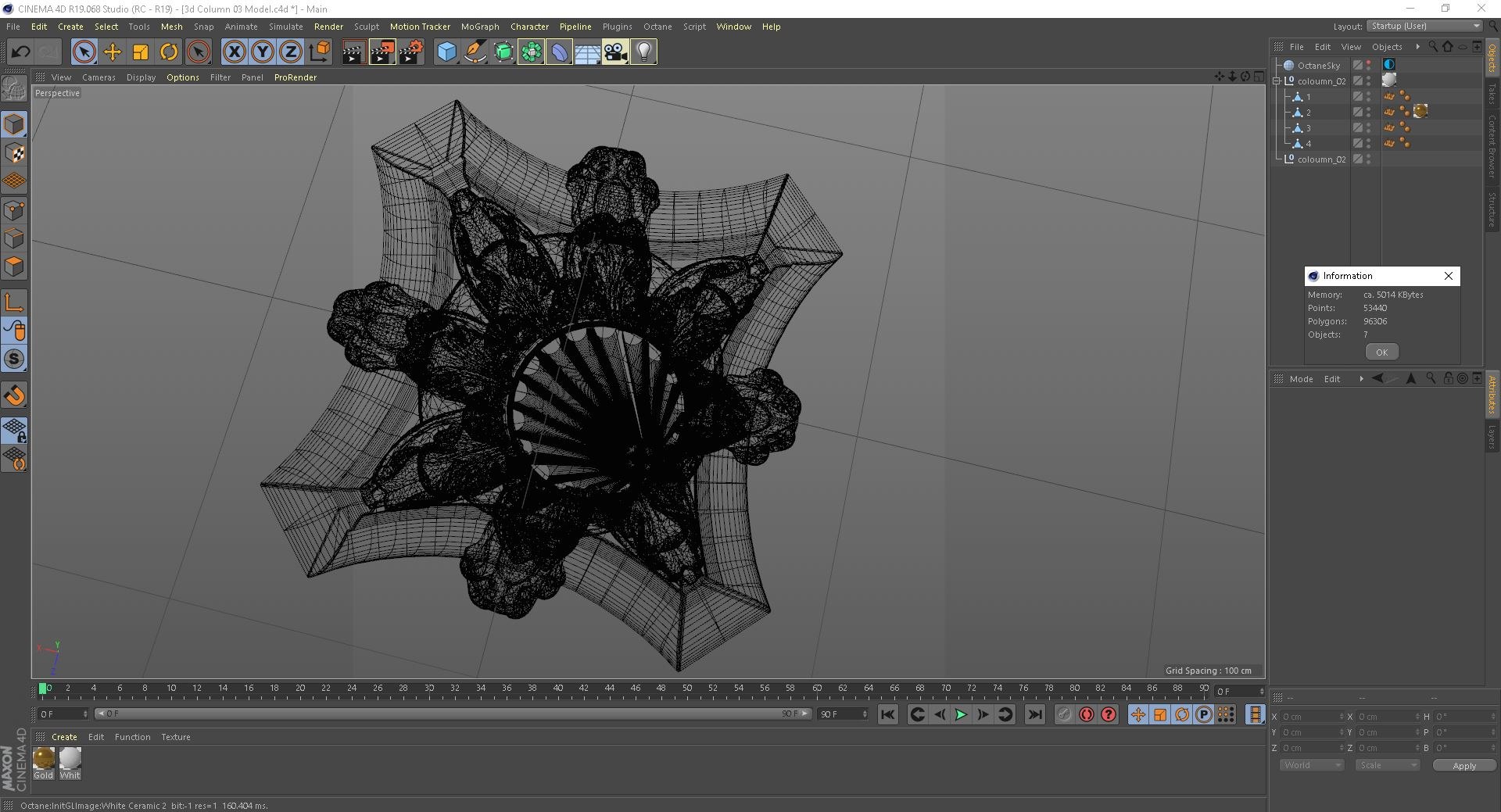 3D Model Column Architecture - TurboSquid 1495910