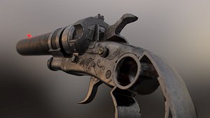 shotgun pistol 3D model