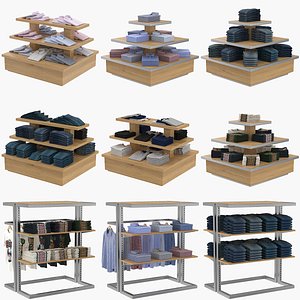 Clothing Retail Display Bundle Collection 2