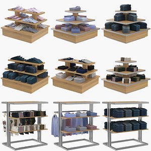 Clothing Retail Display Bundle Collection 2