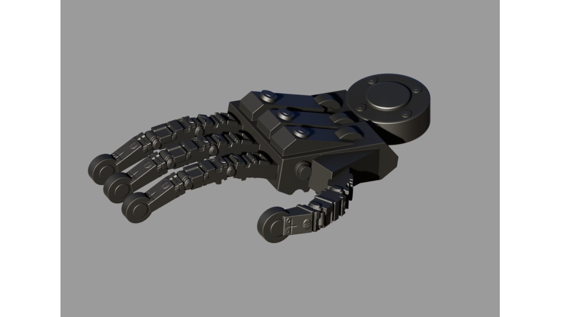 Mecha Hand Model - TurboSquid 2279801