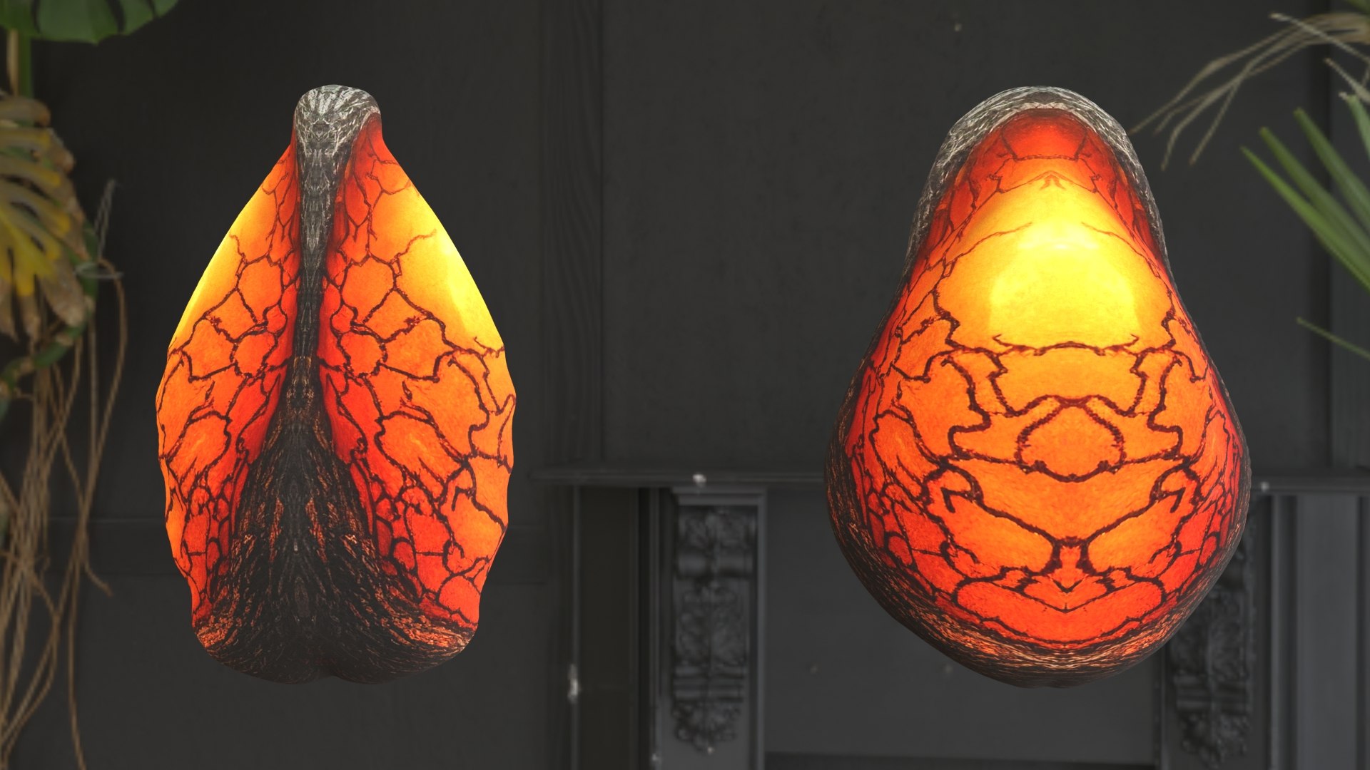 Glowing Alien Egg Model TurboSquid 1983958