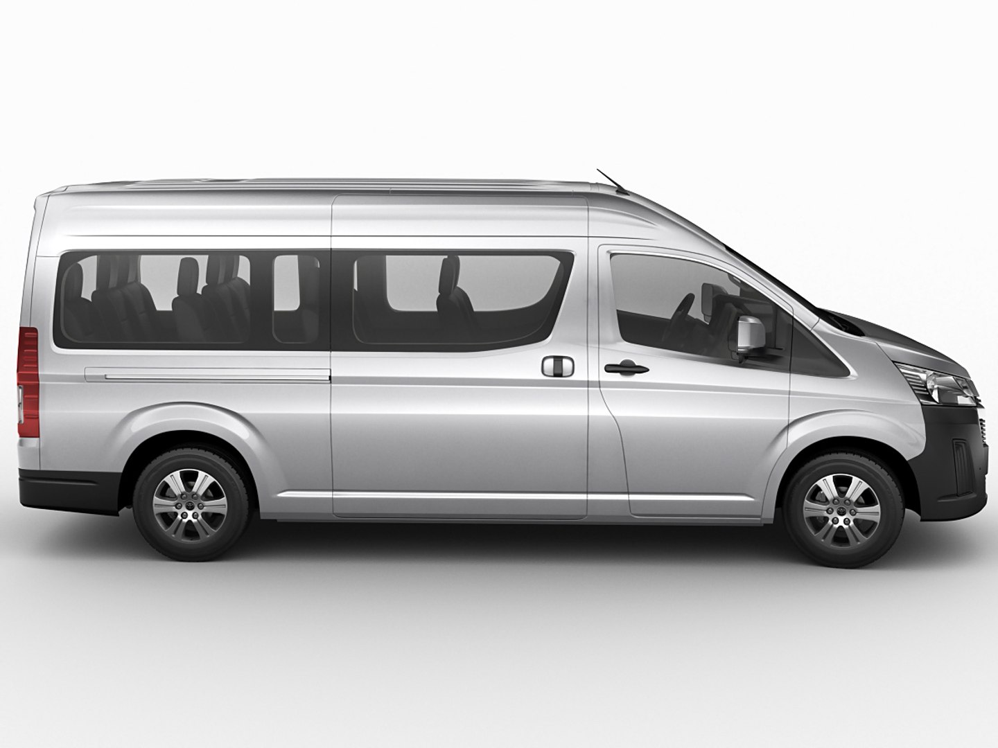 3D Toyota Hiace Commuter Model - TurboSquid 1427248