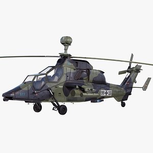 attack helicopter bell ah 3d model