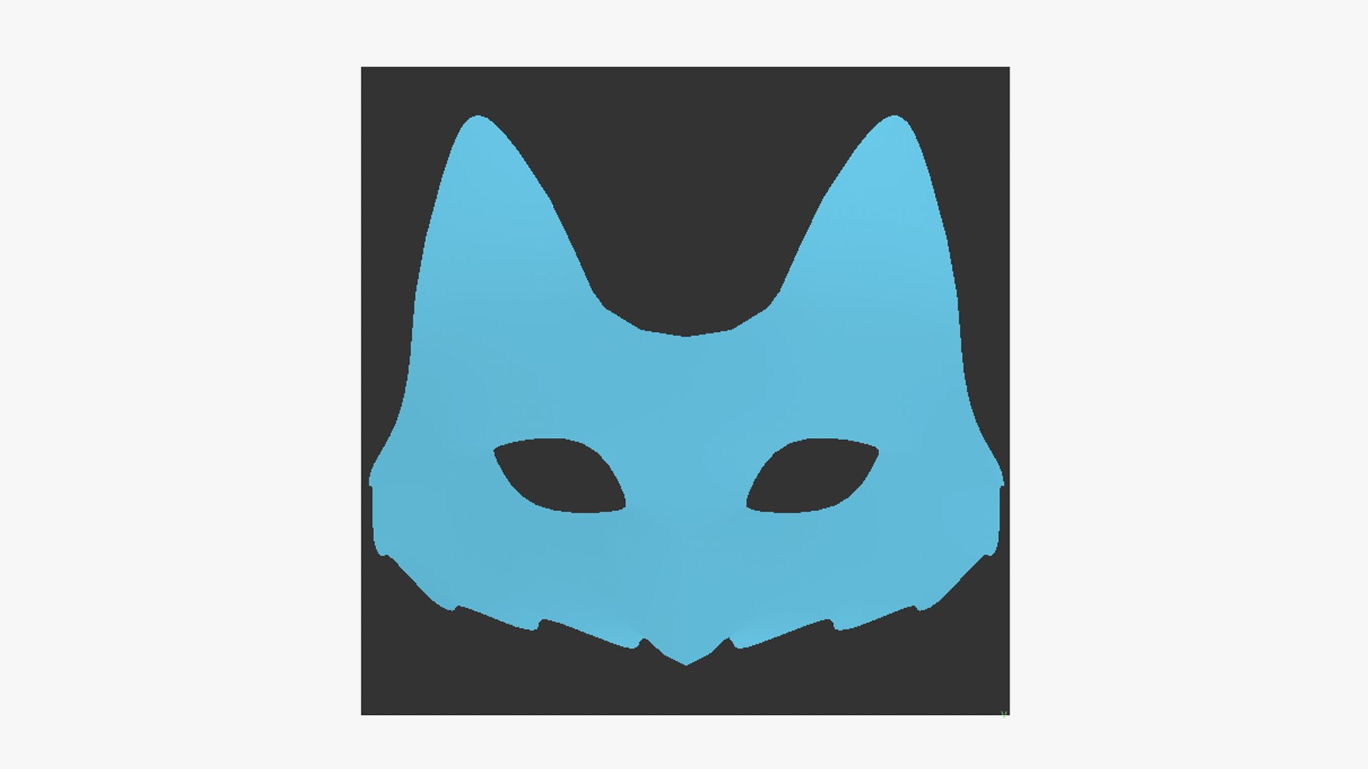 3D Fox Mask Paper 03 - Character Design Fashion - TurboSquid 2386333