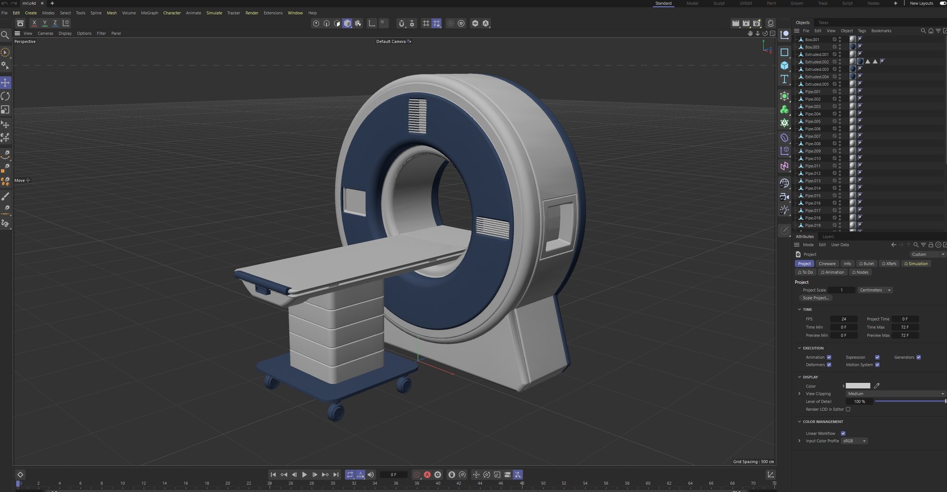 3D Model Medical Equipment MRI Scanner - TurboSquid 2449501