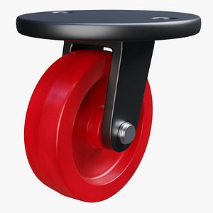 3D tow caster wheel model