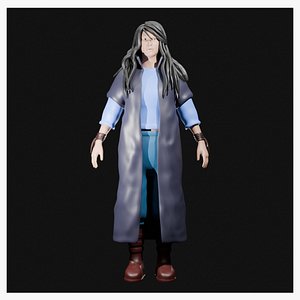 Female Fashion Clothes FFC5 3D model