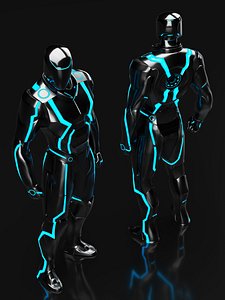 3D character torso light