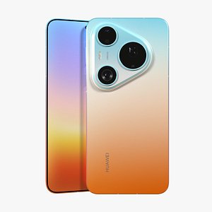 Huawei Pura 90s Pro Max Orange Ocean 3D model
