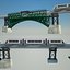 monorail 2 set rail bridge 3d model