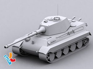 king tiger tank dwg