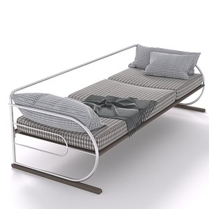 3D bauhaus bench pillow