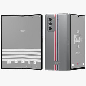 3D realistic samsung galaxy z model