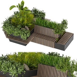 3D Collection plant vol 285 - Urban environment - outdoor - blender - cinema 4d - 3dmax -fbx - obj - st