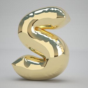 S Balloon Gold
